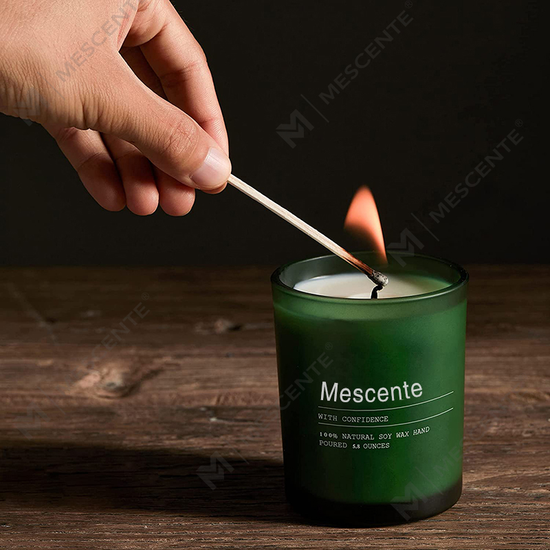 Borcan de decorare pentru nuntă personalizat M&Scent Lumânări parfumate cu iasomie și ylang-ylang cu etichete în vrac