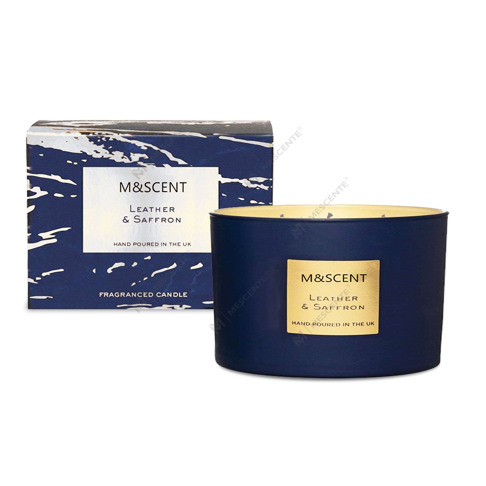 Set cadou de lumânări cu parfum de palmier de cocos M&Scent cu 3 fitiluri decorative pentru aromoterapie