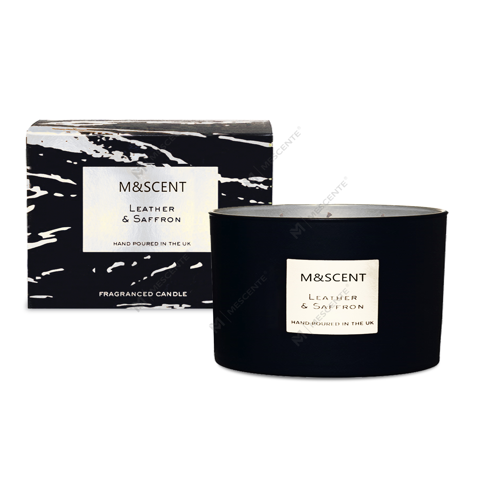 Set cadou de lumânări cu parfum de palmier de cocos M&Scent cu 3 fitiluri decorative pentru aromoterapie