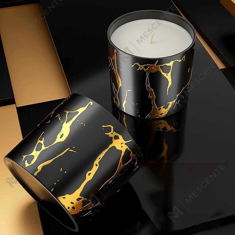 Set de cadouri de lumânări parfumate de ceară de soia, de lux, de dimensiuni mari, personalizate, personalizate, decorațiuni pentru acasă, cereale, aur, lumânări