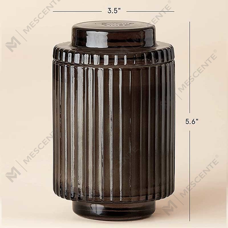 Set de lumânări parfumate de trandafiri cu siglă personalizată cu ridicata, din ceramică, din nucă de cocos organică, din ceară de soia, cu flori uscate de cristal