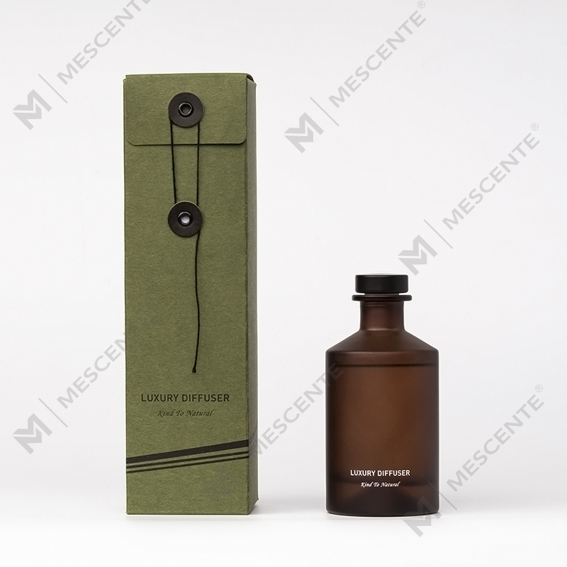 M&Scent Difuzor de stuf pentru ulei esențial de casă, cu sticla mată de lux personalizată