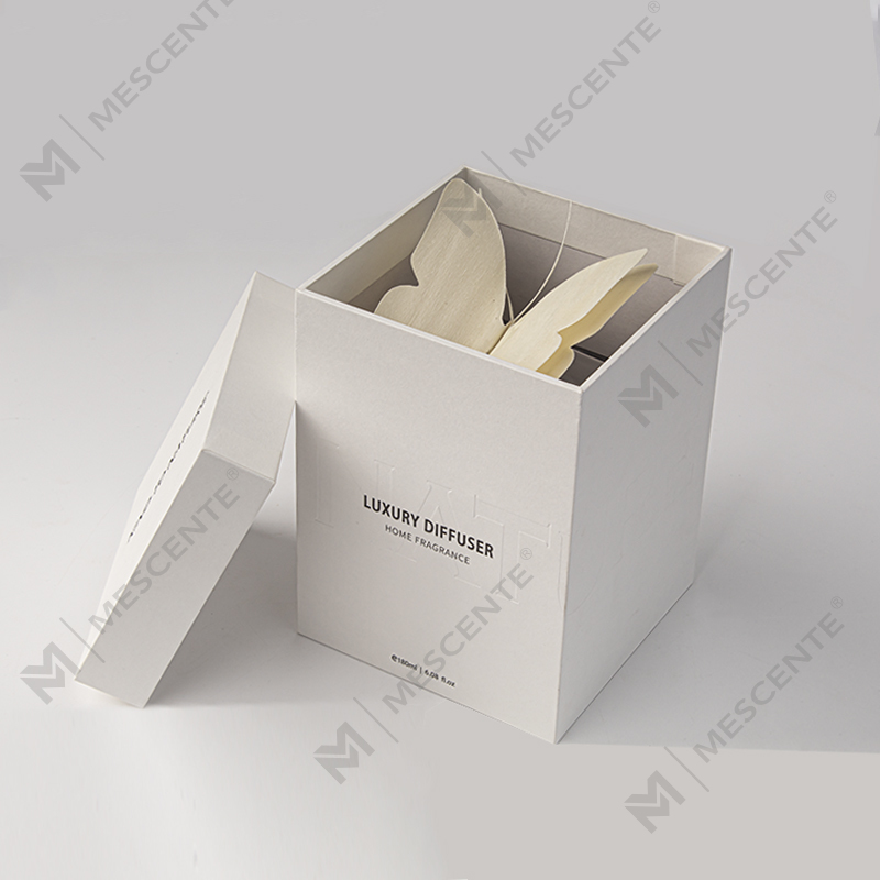 M&Scent Sticlă pătrată mare Big Rattan Stick Difuzor lichid de trestie pentru aromaterapie Favoruri cu dop