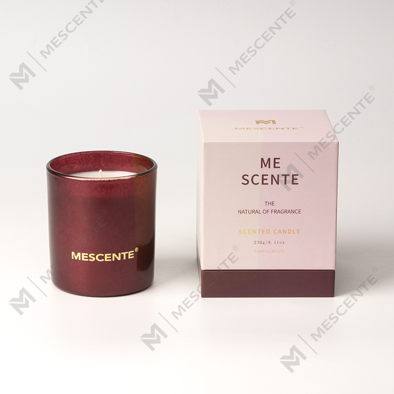 M&Scent Private Label Crăciun Lumânare Neagră Borcane Aromaterapie Lumânări parfumate Mirosuri