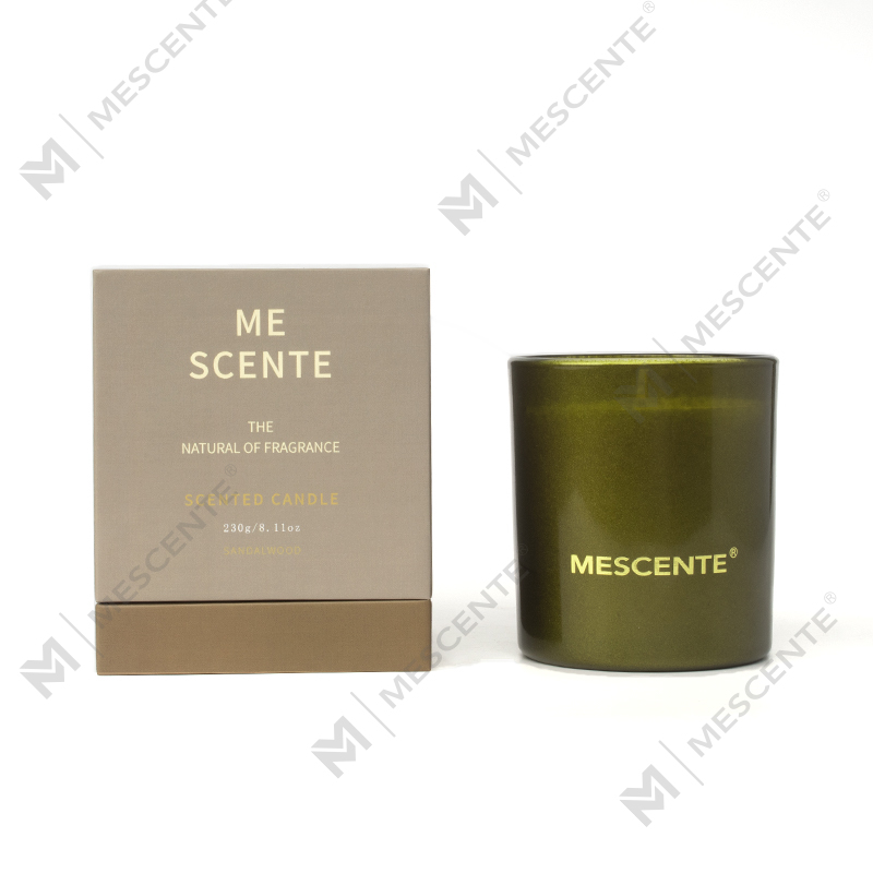 M&Scent Private Label Crăciun Lumânare Neagră Borcane Aromaterapie Lumânări parfumate Mirosuri
