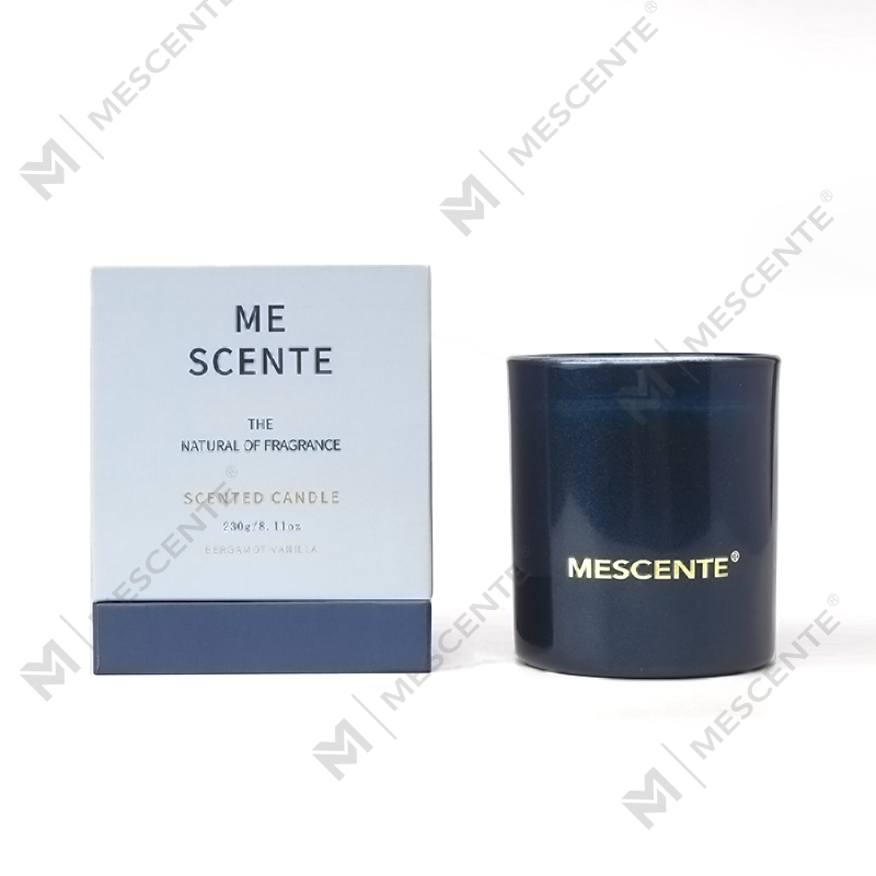 M&Scent Private Label Crăciun Lumânare Neagră Borcane Aromaterapie Lumânări parfumate Mirosuri