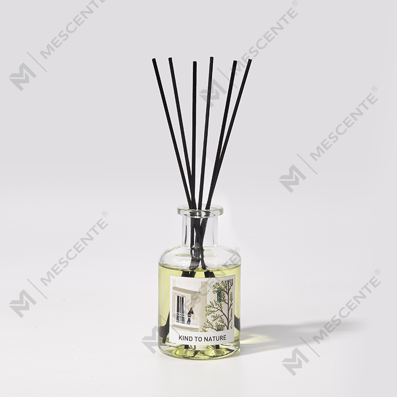 M&Scent Difuzor decorativ de lux pentru uleiuri esențiale din stuf cu set cadou de flori uscate