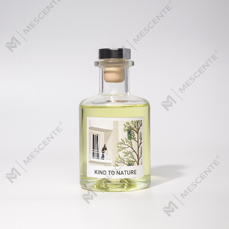 M&Scent Difuzor decorativ de lux pentru uleiuri esențiale din stuf cu set cadou de flori uscate