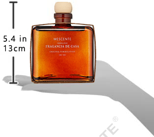 M&Scent, personalizat de lux, flacon mare de sticlă din aur roz, floare, etichetă privată, difuzor de stuf lichid, cu cutie cadou