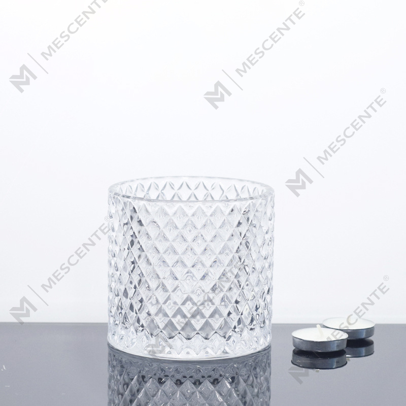 M&Scent Borcane mari pentru lumânări, roz, cu 3 fitiluri, cu capace în vrac, borcan din ceramică pentru lumânări
