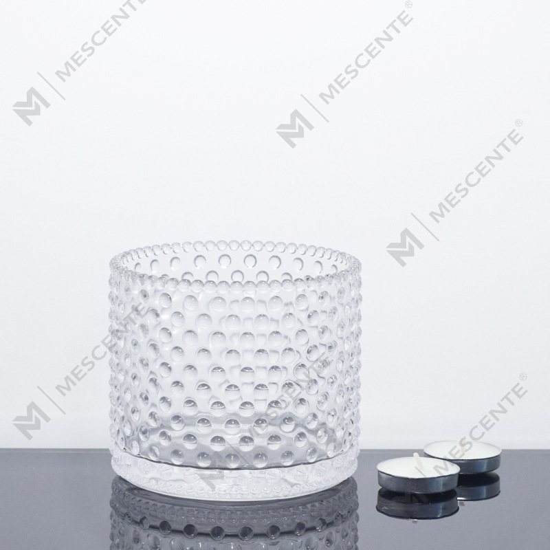 M&Scent Borcane mari pentru lumânări, roz, cu 3 fitiluri, cu capace în vrac, borcan din ceramică pentru lumânări