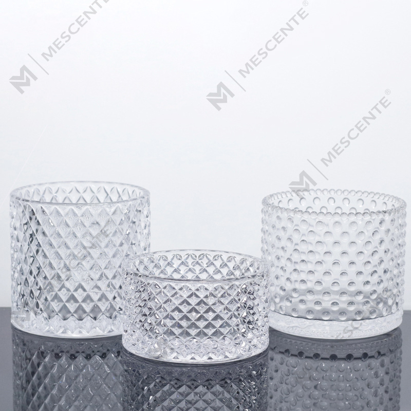 M&Scent Borcane mari pentru lumânări, roz, cu 3 fitiluri, cu capace în vrac, borcan din ceramică pentru lumânări