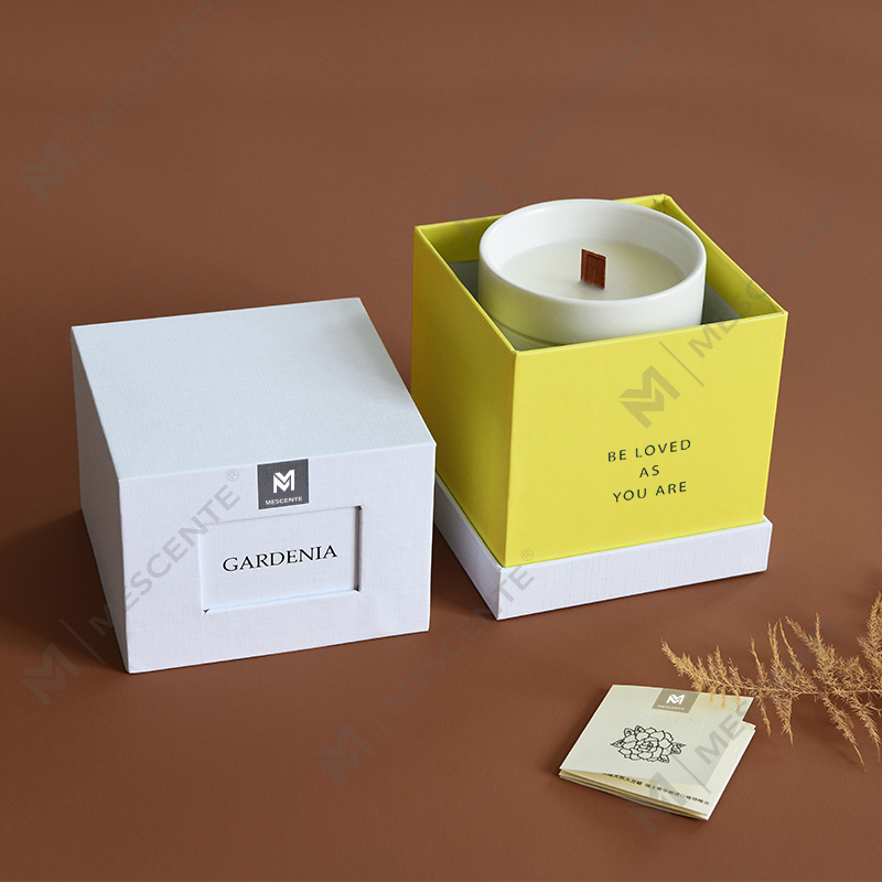 Borcane de sticlă cu parfum de casă de lux personalizate cu ridicata M&Scent, lumânări parfumate de ceară de soia