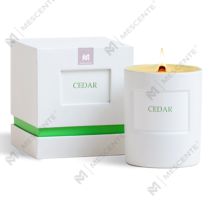 Borcane de sticlă cu parfum de casă de lux personalizate cu ridicata M&Scent, lumânări parfumate de ceară de soia