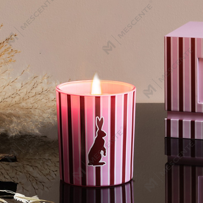 Borcane de sticlă cu parfum de casă de lux personalizate cu ridicata M&Scent, lumânări parfumate de ceară de soia