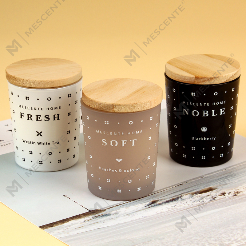 M23352 Set de 3 lumânări parfumate cu ceară de soia de uz casnic pentru aromaterapie