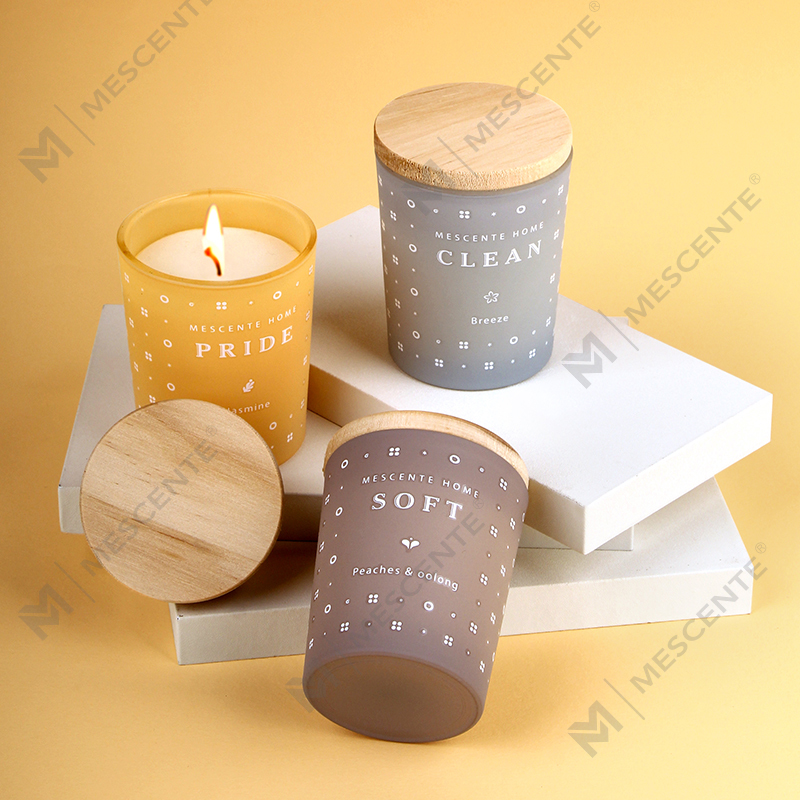 M23352 Set de 3 lumânări parfumate cu ceară de soia de uz casnic pentru aromaterapie