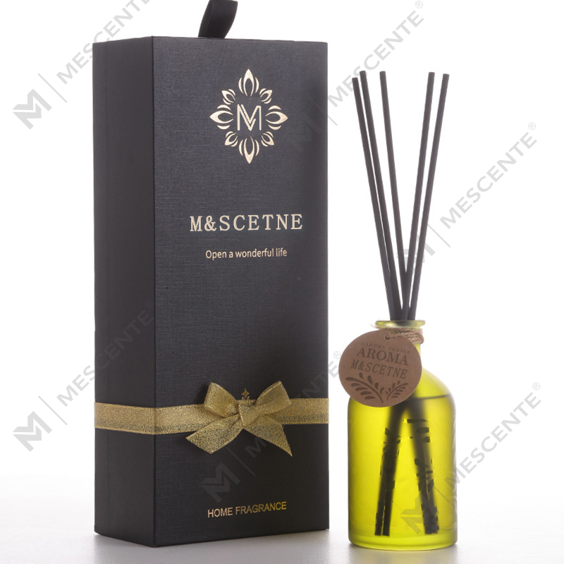 M&Scent, de lux, personalizat, cu etichetă privată, sticla de sticlă, difuzor de trestie lichidă, cu cutie cadou