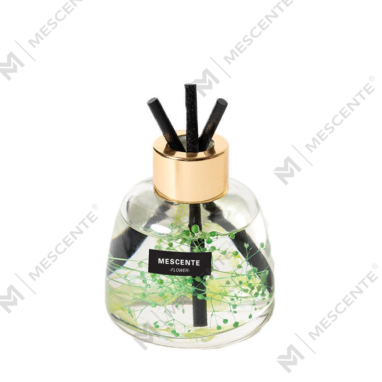 Mini sticlă albă cu parfum de flori, ulei pentru difuzor de trestie, parfum Thailanda, set de cadou pentru difuzor de stuf