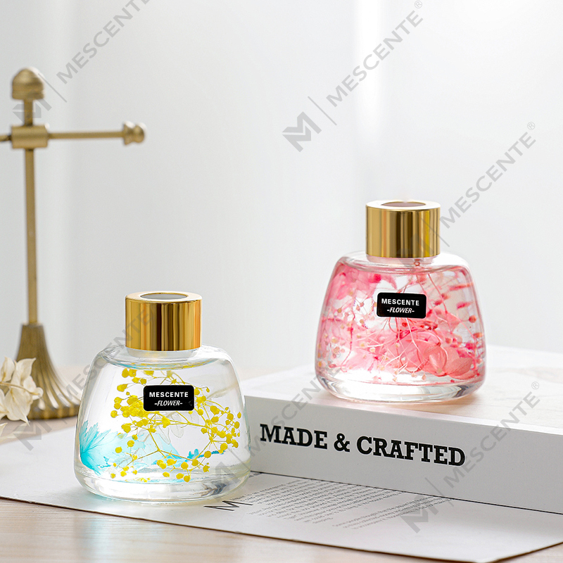 Mini sticlă albă cu parfum de flori, ulei pentru difuzor de trestie, parfum Thailanda, set de cadou pentru difuzor de stuf