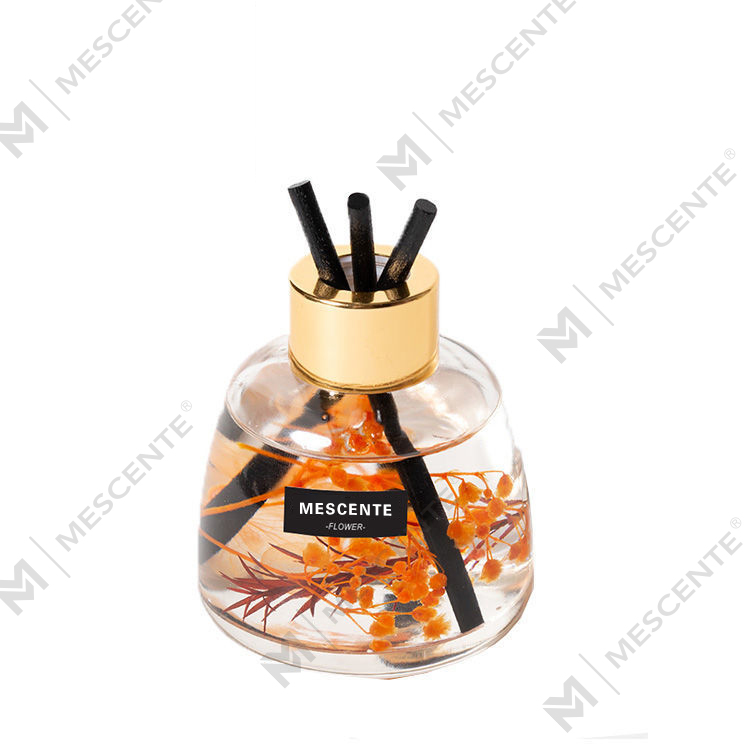 Mini sticlă albă cu parfum de flori, ulei pentru difuzor de trestie, parfum Thailanda, set de cadou pentru difuzor de stuf