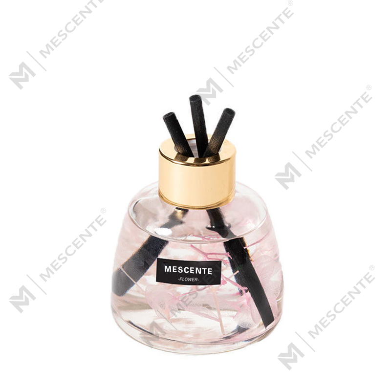 Mini sticlă albă cu parfum de flori, ulei pentru difuzor de trestie, parfum Thailanda, set de cadou pentru difuzor de stuf
