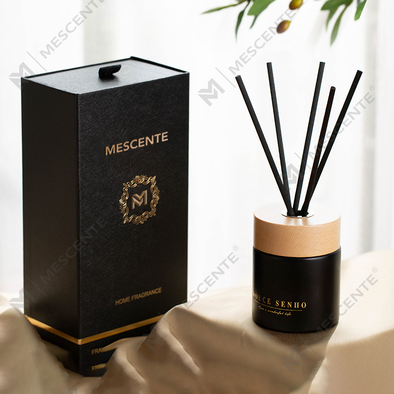 M&Scent, flacon negru, parfum, ulei pentru difuzor de trestie, parfum Thailanda, set de cadou pentru difuzoare de stuf