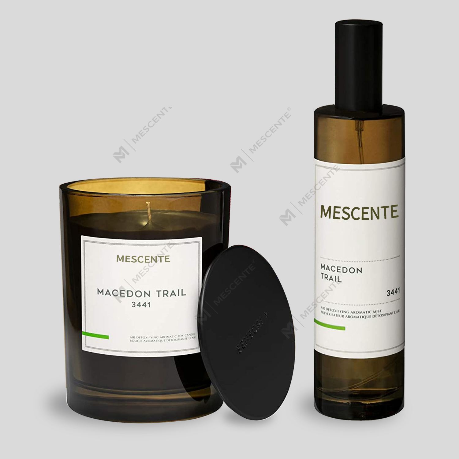 Set de lumânări cu difuzor cu pulverizare de cameră parfumată cu etichetă privată de lux M&Scent