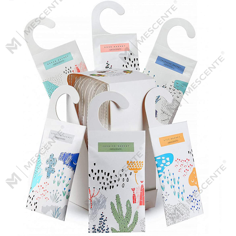 M&Scent Design nou Personalizați pungi parfumate pentru agățat, pliculețe parfumate pentru garderobă