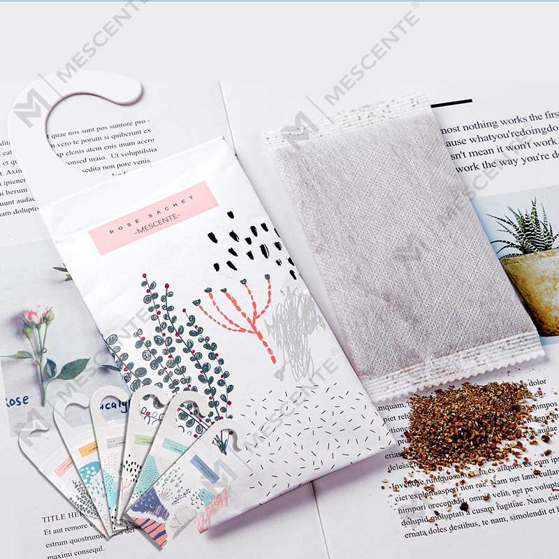 M&Scent Design nou Personalizați pungi parfumate pentru agățat, pliculețe parfumate pentru garderobă