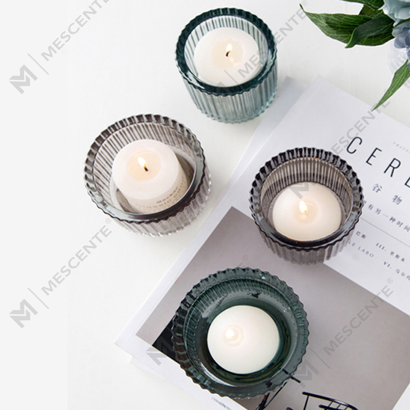 Suport pentru lumânări din sticlă, cristal, decorațiuni de lux M&Scent, suporturi pentru lumânări în vrac