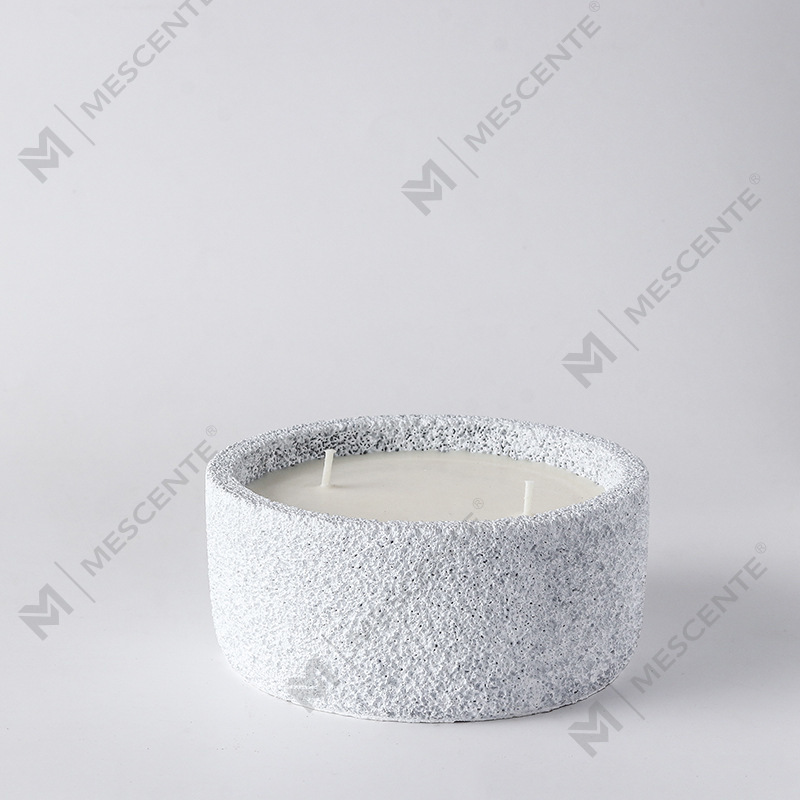 M&Scent Lumanari cu pilon spiritual cu logo lucrat manual de lux Sticla parfumata cu cristale, lumanare cu 3 fitil