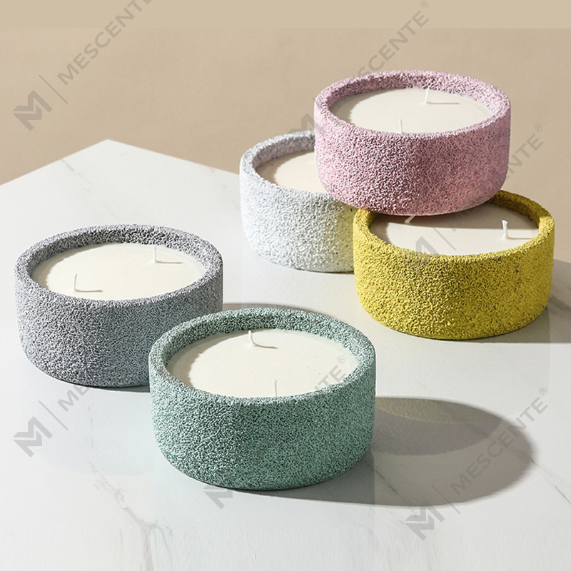 M&Scent Lumanari cu pilon spiritual cu logo lucrat manual de lux Sticla parfumata cu cristale, lumanare cu 3 fitil