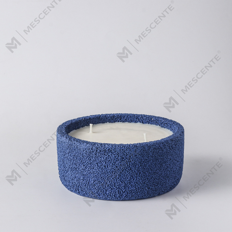 M&Scent Lumanari cu pilon spiritual cu logo lucrat manual de lux Sticla parfumata cu cristale, lumanare cu 3 fitil