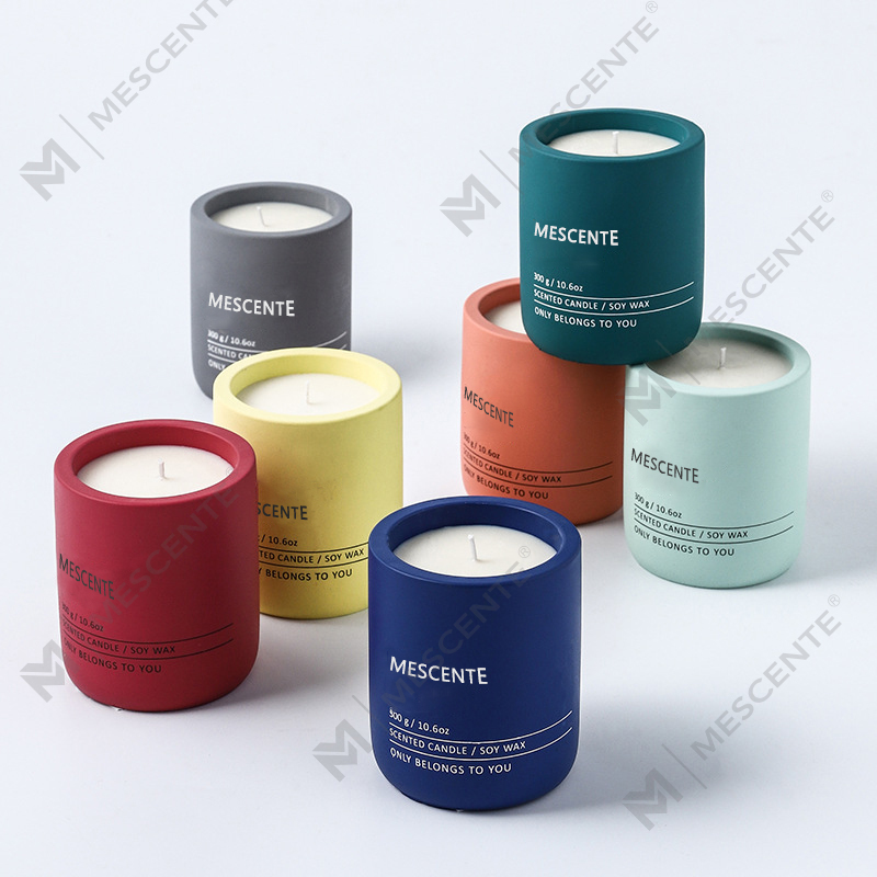 M&Scent Lumânare de ceară de soia parfumată din lemn de lemn, cu etichetă privată, cu etichetă privată pentru masaj decorativ de lux