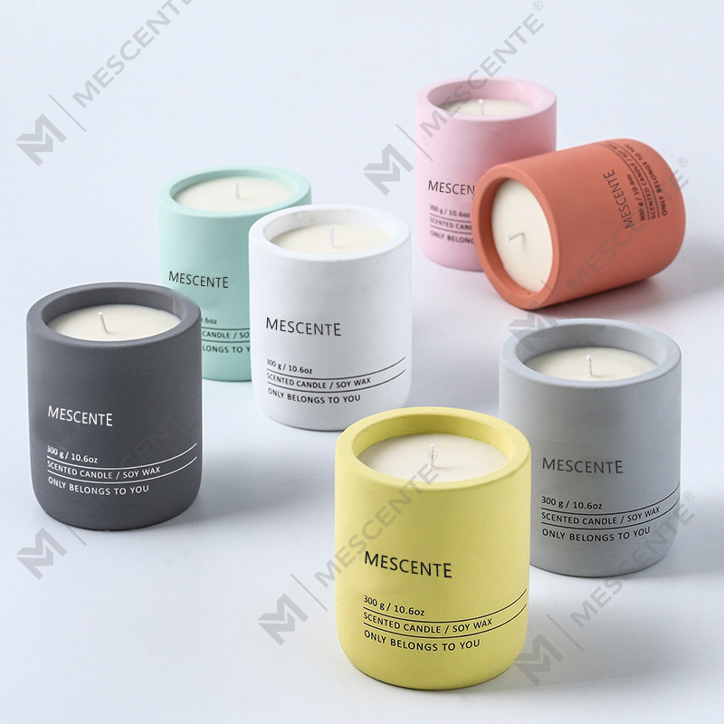 M&Scent Lumânare de ceară de soia parfumată din lemn de lemn, cu etichetă privată, cu etichetă privată pentru masaj decorativ de lux
