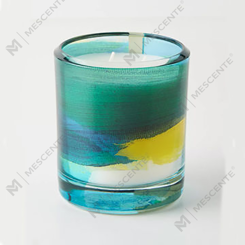 M&Scent Wholesale Lumanari de ceara de soia parfumate cu cristal de sticla neagra cu eticheta privata