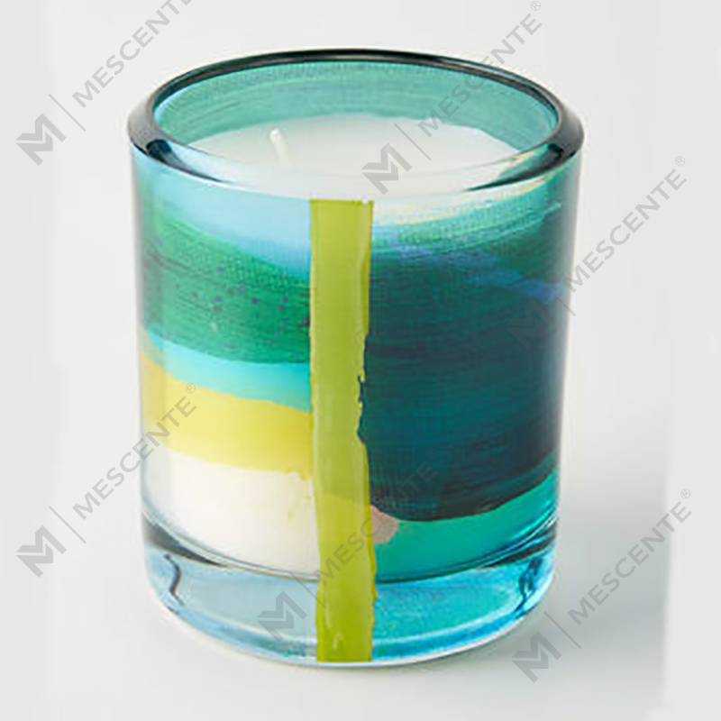 M&Scent Wholesale Lumanari de ceara de soia parfumate cu cristal de sticla neagra cu eticheta privata