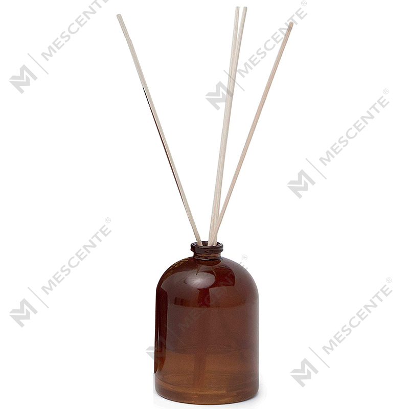 M&Scent, personalizat de lux, flacon mare de sticlă din aur roz, floare, etichetă privată, difuzor de stuf lichid, cu cutie cadou