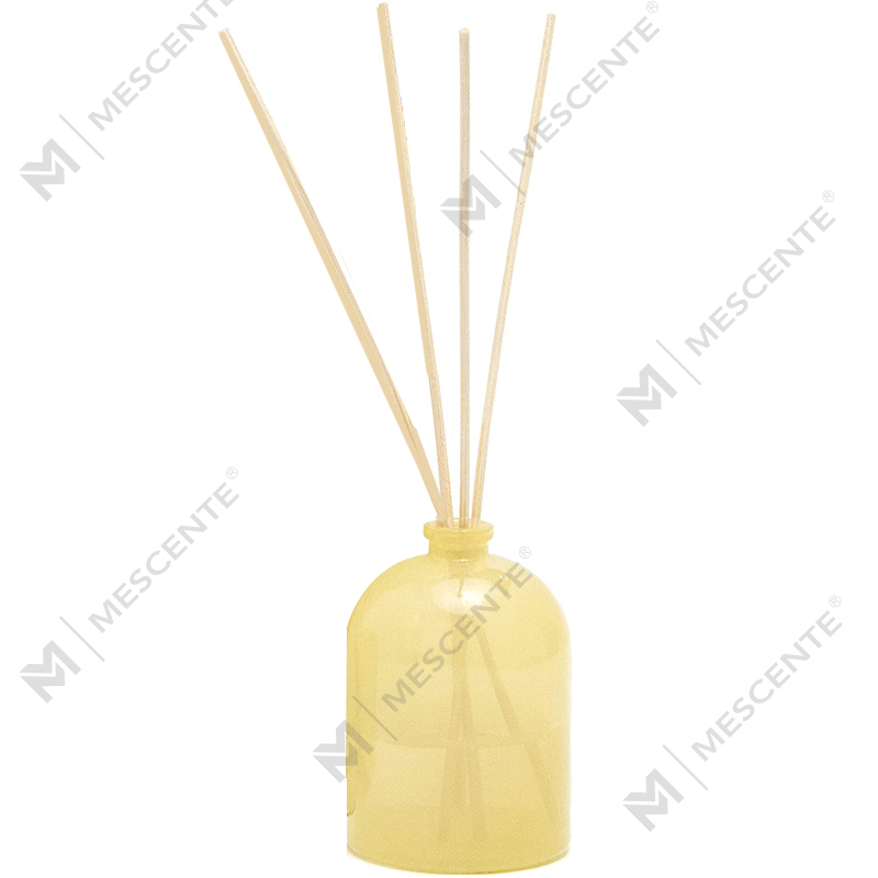 M&Scent, personalizat de lux, flacon mare de sticlă din aur roz, floare, etichetă privată, difuzor de stuf lichid, cu cutie cadou