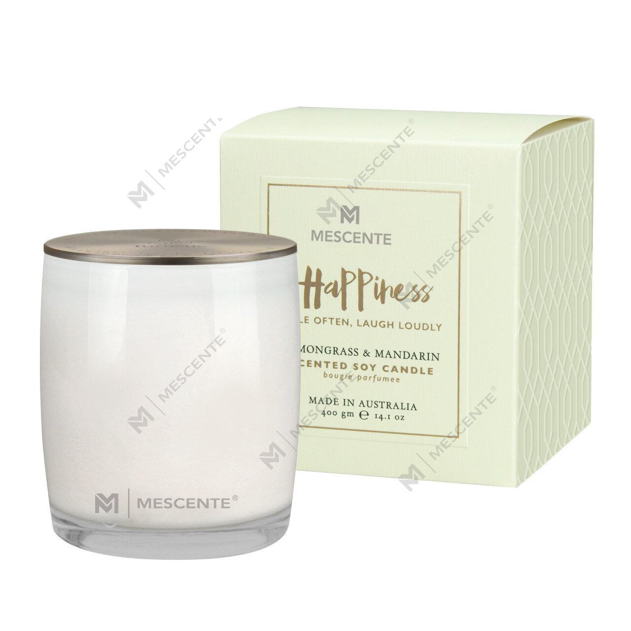 M&Scent Sticlă mare de sticlă Home Essentials Set cadou cu difuzor de trestie de aromă cu bețișoare de ratan