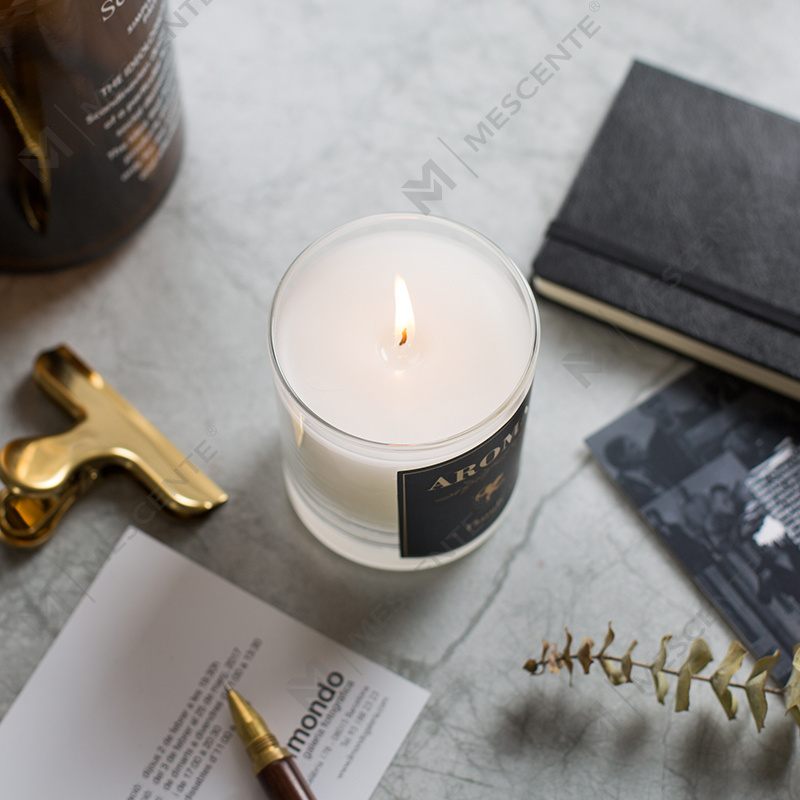 Lumânare cu ceară de soia parfumată cu etichetă privată pentru masaj decorativ de lux personalizat M&Scent