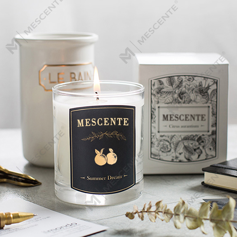 Lumânare cu ceară de soia parfumată cu etichetă privată pentru masaj decorativ de lux personalizat M&Scent