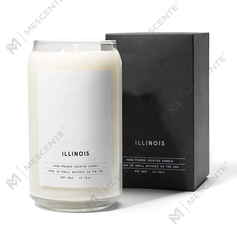 M&Scent Lumanari Personalizate din Ceramica Milky Woodwick, Recipient pentru Lumanari