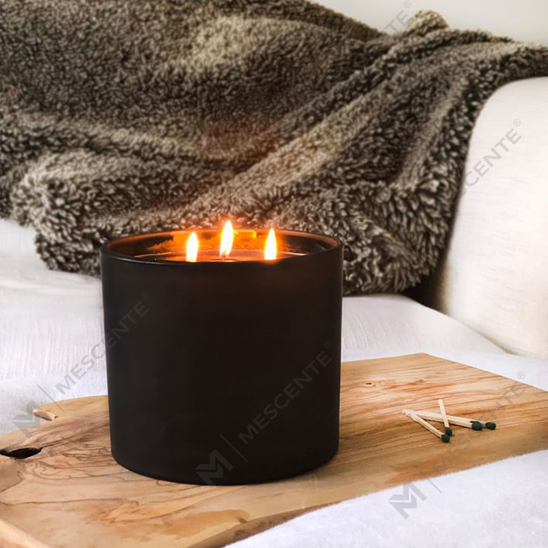 M&SCENT Crăciun natural Lumânare cu ceară de soia în borcan de sticlă, folosit pe scară largă, cu cutie pliabilă