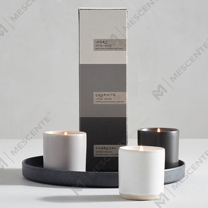 Set cadou de lumânări parfumate de lux cu etichetă privată personalizată A29218-Valuables