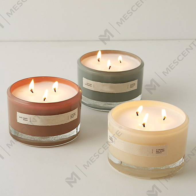 Borcane de lumânări parfumate de soia cu etichetă privată de lux M&Scent Wholesale A29272
