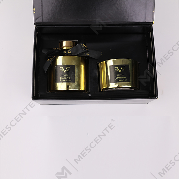 Set cadou cu difuzor de trestie de parfum pentru casa M&Scent cu lumanare parfumata A29260-2