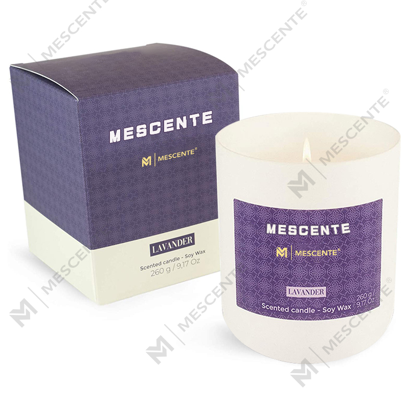 M&Scent Mason Jar Mini Lumanari pe baza de soia, Ambalaj de lux Lumanare de marmura Ceara de soia