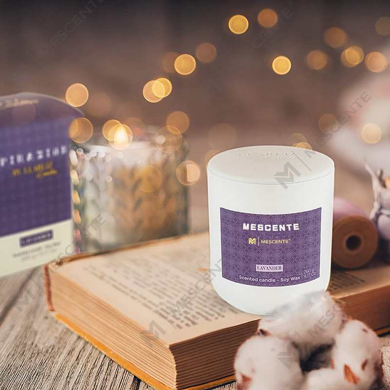 M&Scent Mason Jar Mini Lumanari pe baza de soia, Ambalaj de lux Lumanare de marmura Ceara de soia